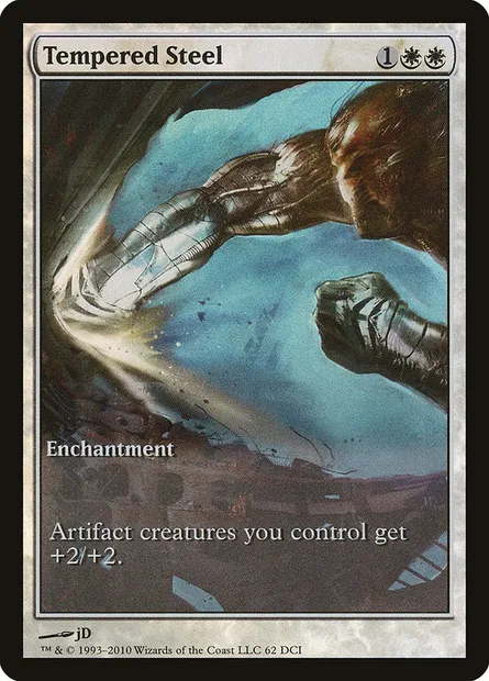 Acier trempé, carte Magic DCI 62 — extension DCI Promos
