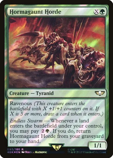 Hormagaunt Horde, Magic card 40K 93★ — Warhammer 40,000 Commander set