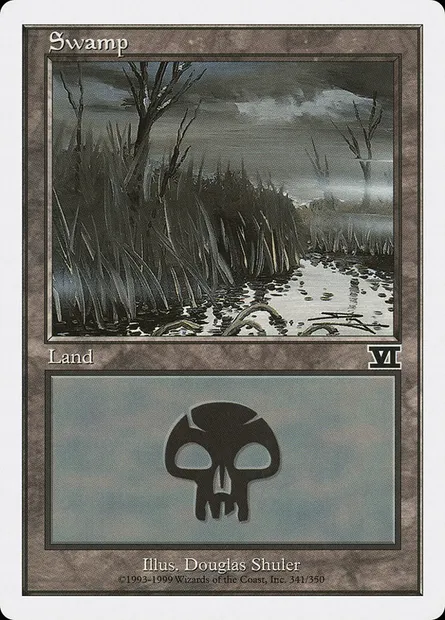 Marais, carte Magic 6ED 341 — extension Classic Sixth Edition