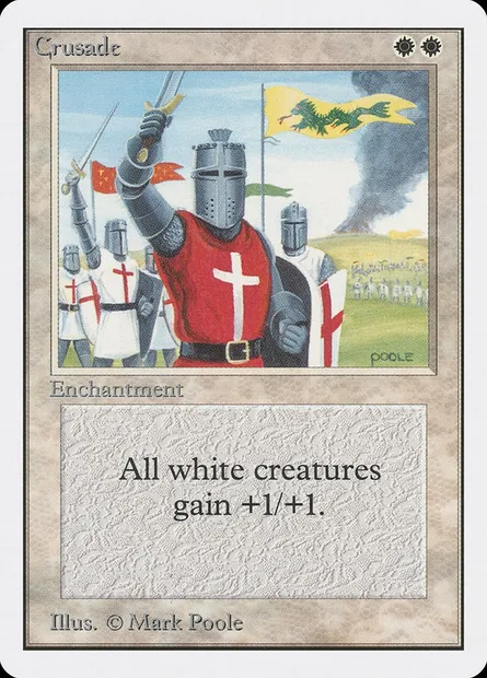 Crusade, Magic card 2ED 17 — Unlimited Edition set