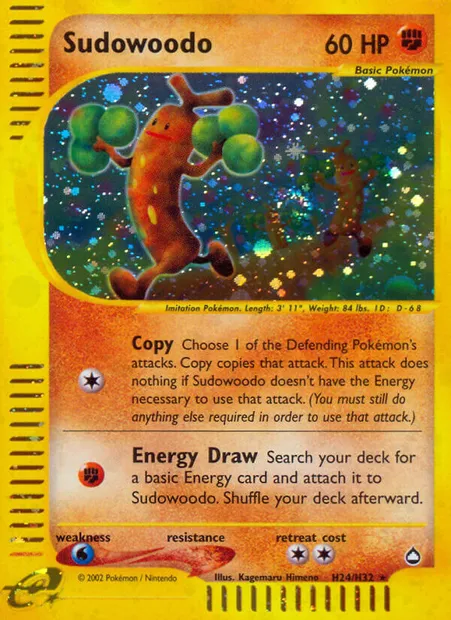 Simularbre, carte Pokémon AQ H24 — extension Aquapolis