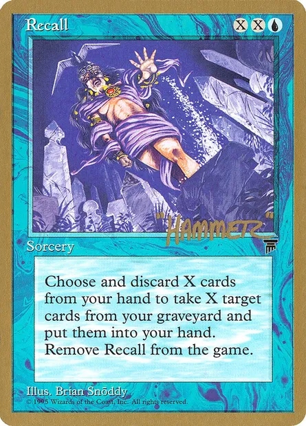 Rappel, carte Magic PTC shr24 — extension Pro Tour Collector Set