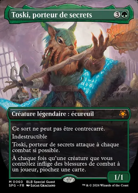 Toski, porteur de secrets, carte Magic SPG 60 — extension Special Guests