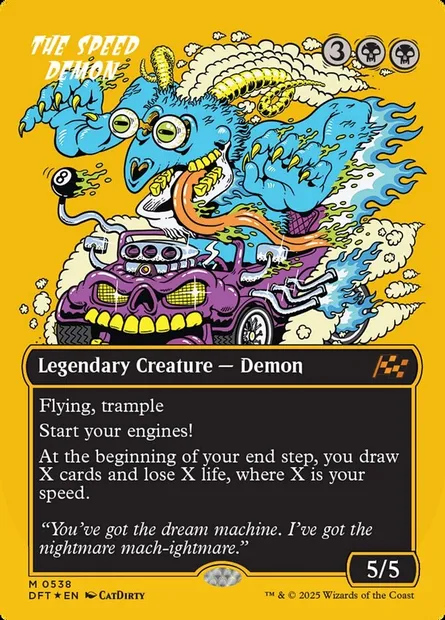 The Speed Demon, Magic card DFT 538 — Aetherdrift set