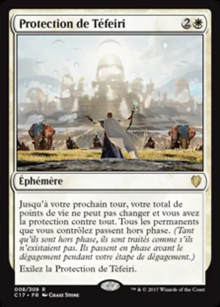 Protection de Téfeiri, carte Magic C17 8 — extension Commander 2017