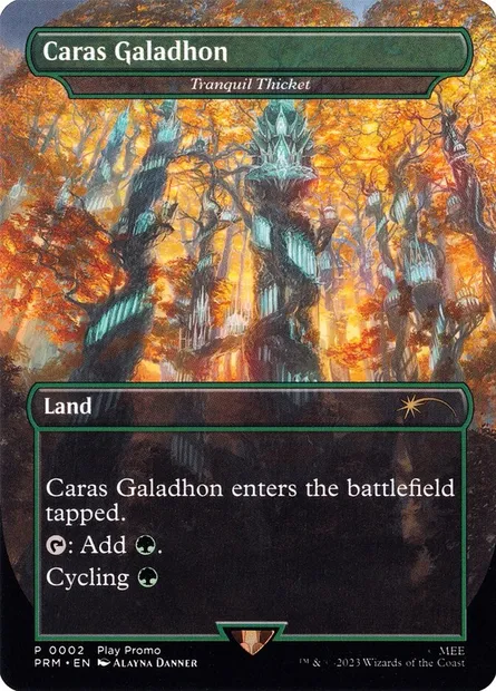 Tranquil Thicket, Magic card PF23 2 — MagicFest 2023 set