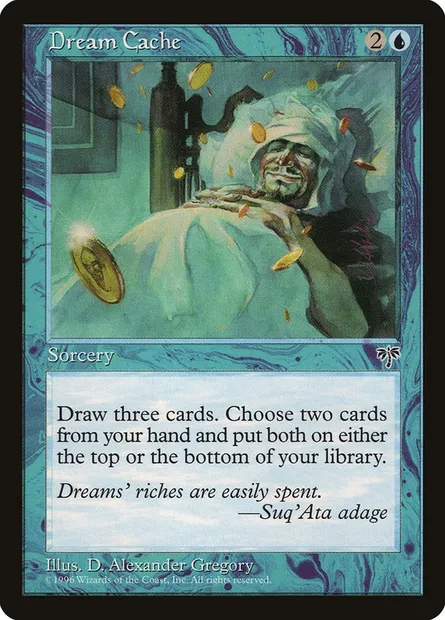 Cache des rêves, carte Magic MIR 62 — extension Mirage