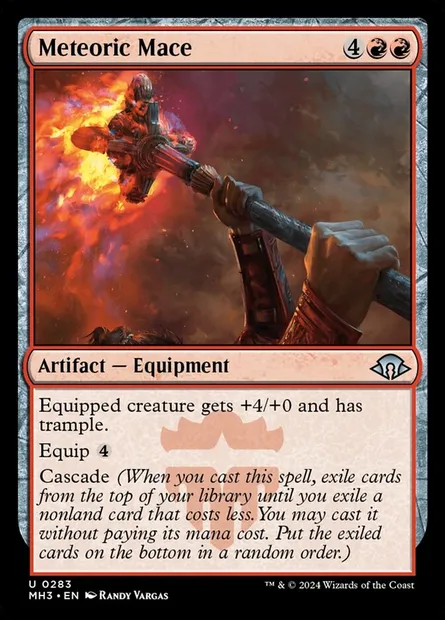 Meteoric Mace, Magic card MH3 283 — Modern Horizons 3 set