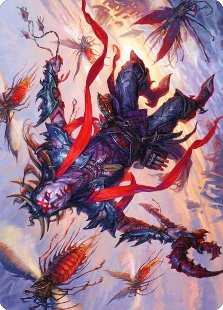 Scion of the Swarm // Scion of the Swarm, carte Magic AZNR 59 — extension Zendikar Rising Art Series