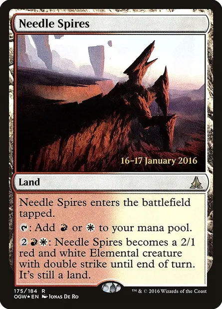 Cimes aiguilles, carte Magic POGW 175s — extension Oath of the Gatewatch Promos