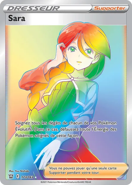 Sara, carte Pokémon BST 173 — extension Styles de combat