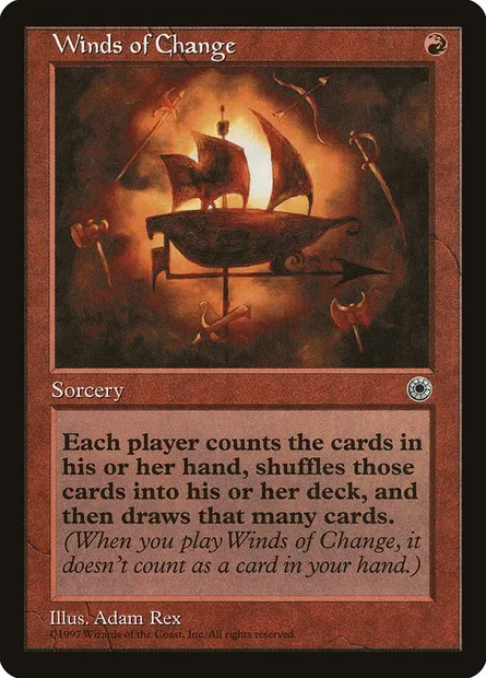 Winds of Change, Magic card POR 156 — Portal set