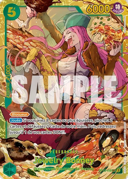 Jewelry Bonney, carte One Piece OP12-118 — extension L'HÉRITAGE DU MAÎTRE