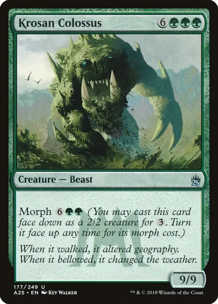 Krosan Colossus, Magic card A25 177 — Masters 25 set