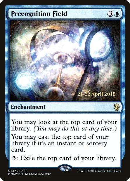 Precognition Field, Magic card PDOM 61s — Dominaria Promos set