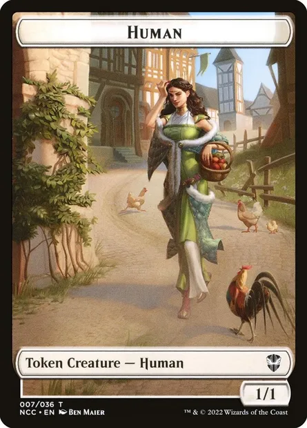 Human, Magic card TNCC 7 — New Capenna Commander Tokens set