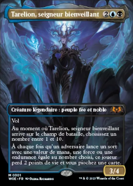 Tarelion, seigneur bienveillant, carte Magic WOE 301 — extension Wilds of Eldraine