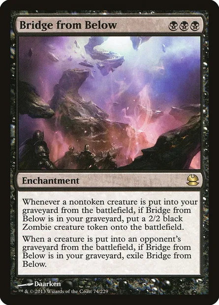 Bridge from Below, Magic card MMA 74 — Modern Masters set