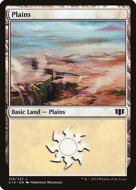 Plains, Magic card C14 319 — Commander 2014 set