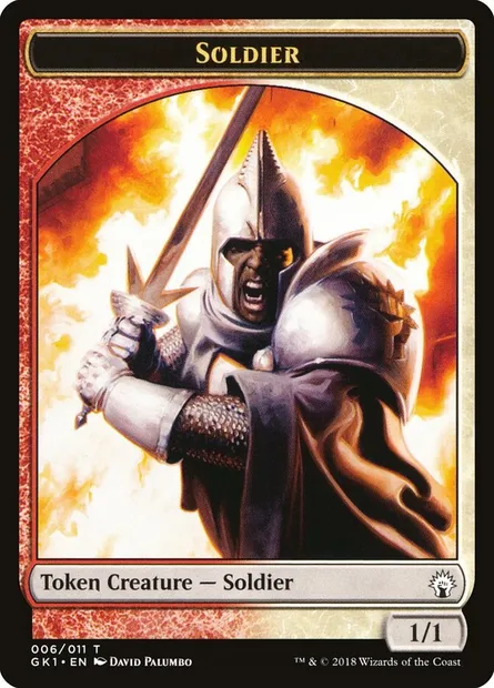 Soldier // Goblin, Magic card TGK1 6 — GRN Guild Kit Tokens set