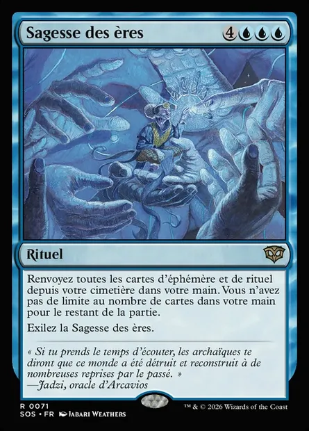 Sagesse des ères, carte Magic SOS 71 — extension Secrets of Strixhaven
