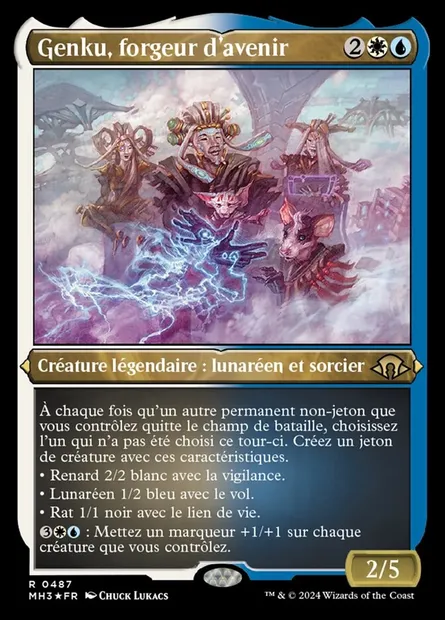 Genku, forgeur d'avenir, carte Magic MH3 487 — extension Modern Horizons 3
