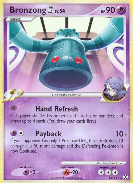 Bronzong E4, Pokémon card RR 16 — Rising Rivals set