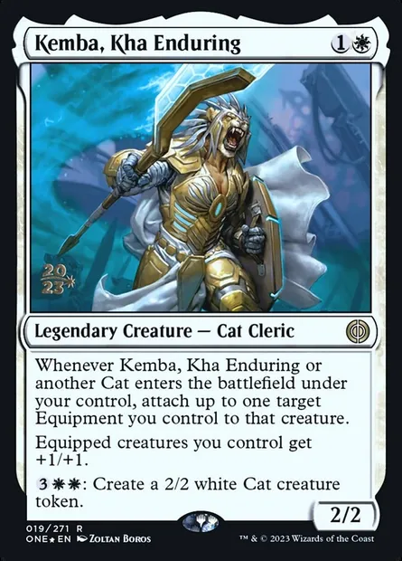 Kemba, Kha Enduring, Magic card PONE 19s — Phyrexia: All Will Be One Promos set