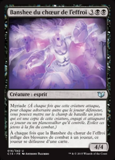 Banshee du chœur de l'effroi, carte Magic C15 16 — extension Commander 2015