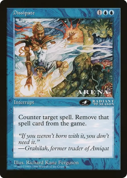 Dissipation, carte Magic OLEP 82 — extension Oversized League Prizes