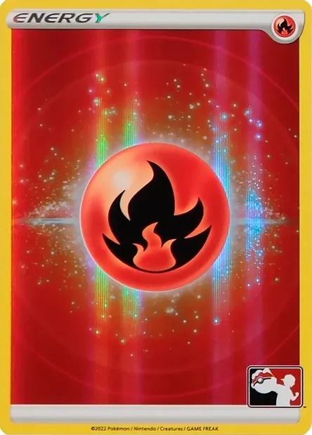 Énergie Feu, carte Pokémon PPS ct244130 — extension Play! Pokémon Prize Pack Series