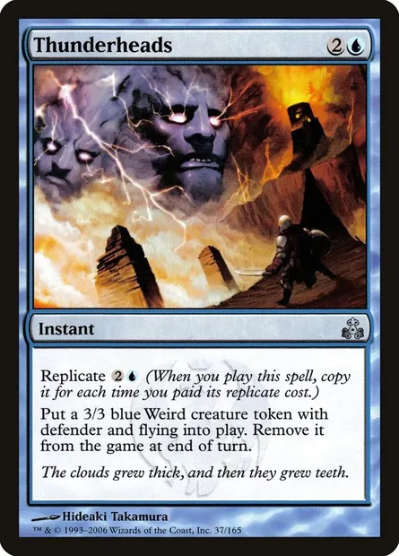 Thunderheads, Magic card GPT 37 — Guildpact set