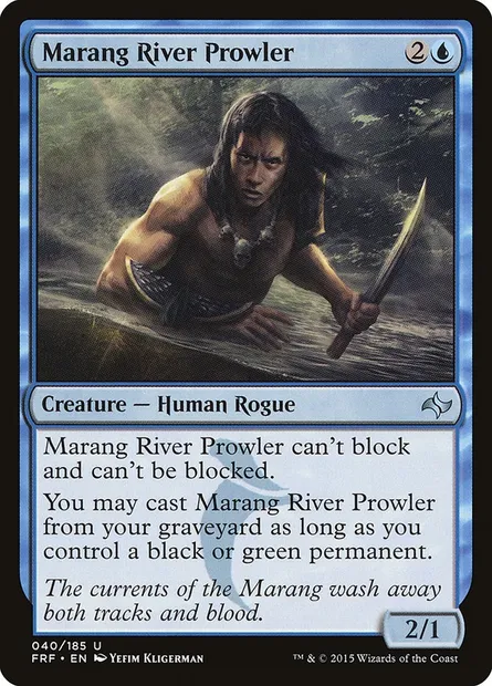 Marang River Prowler, Magic card FRF 40 — Fate Reforged set