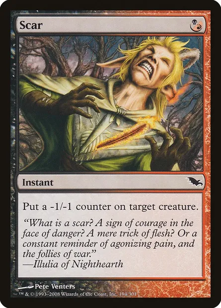 Scar, Magic card SHM 194 — Shadowmoor set