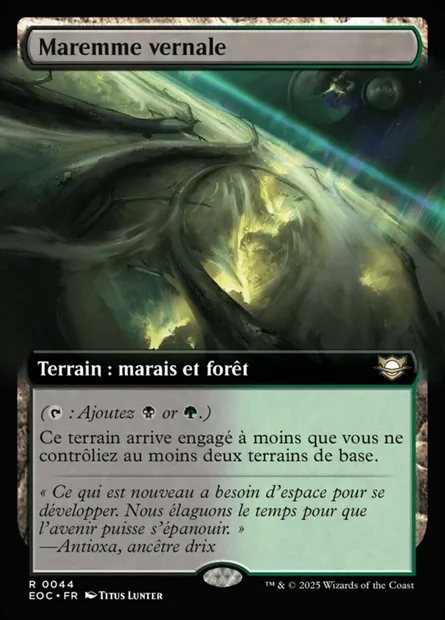 Maremme vernale, carte Magic EOC 44 — extension Edge of Eternities Commander