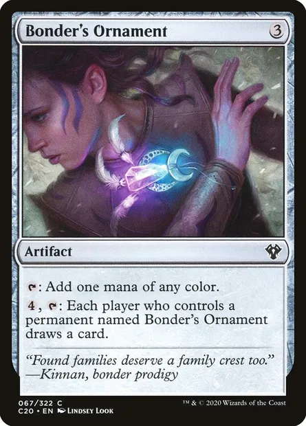 Bonder's Ornament, Magic card C20 67 — Commander 2020 set