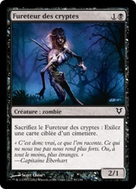 Fureteur des cryptes, carte Magic AVR 91 — extension Avacyn ressuscitée