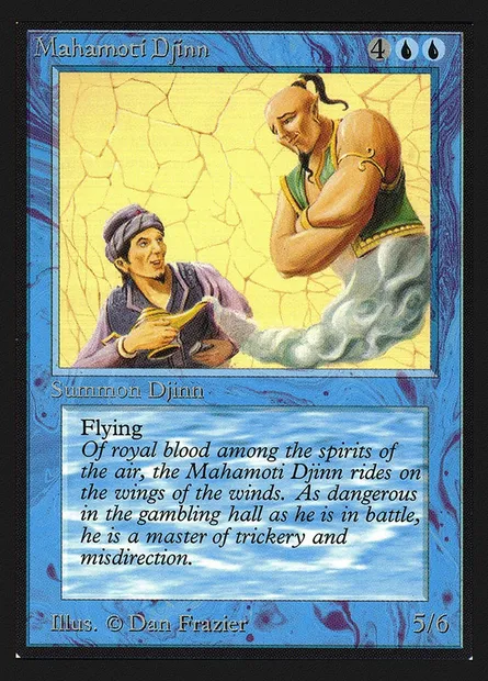 Mahamoti Djinn, Magic card CEI 65 — Intl. Collectors' Edition set