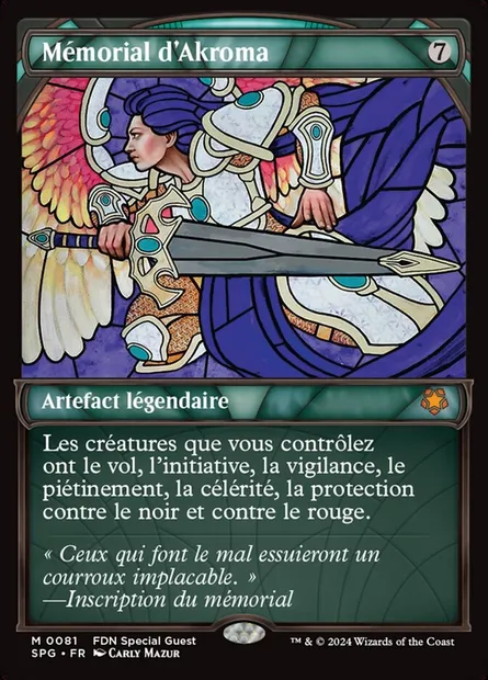 Mémorial d'Akroma, carte Magic SPG 81 — extension Special Guests