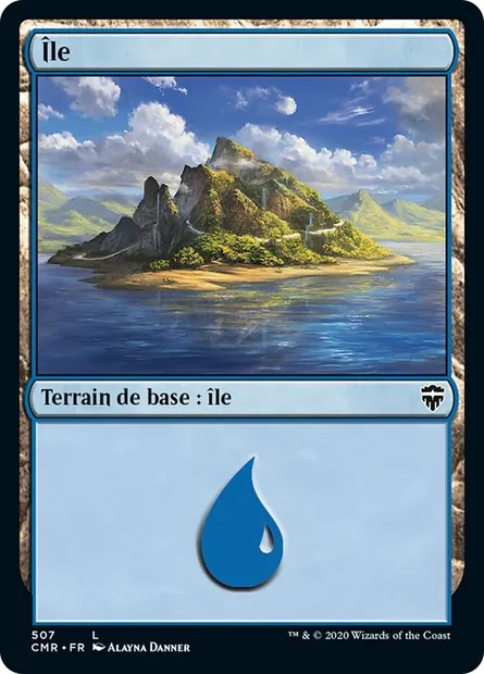 Île, carte Magic CMR 507 — extension Commander Legends