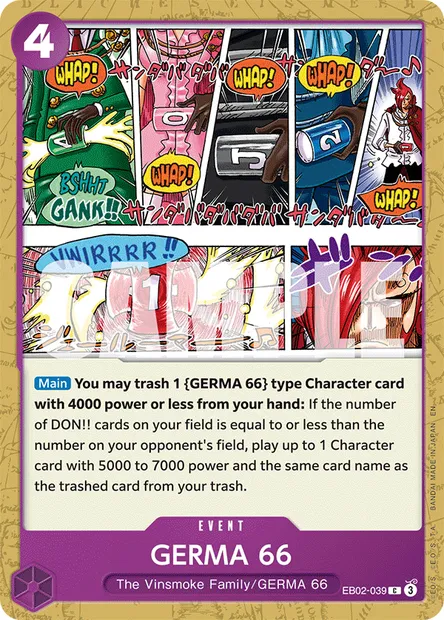 GERMA 66, One Piece card EB02-039 — Anime 25th Collection set