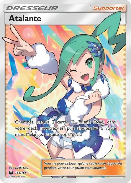 Atalante, carte Pokémon CES 164 — extension Tempête Céleste