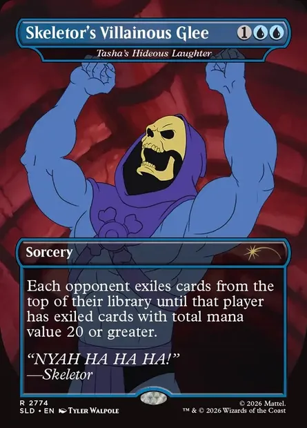 Tasha's Hideous Laughter, Magic card SLD 2774 — Secret Lair Drop set
