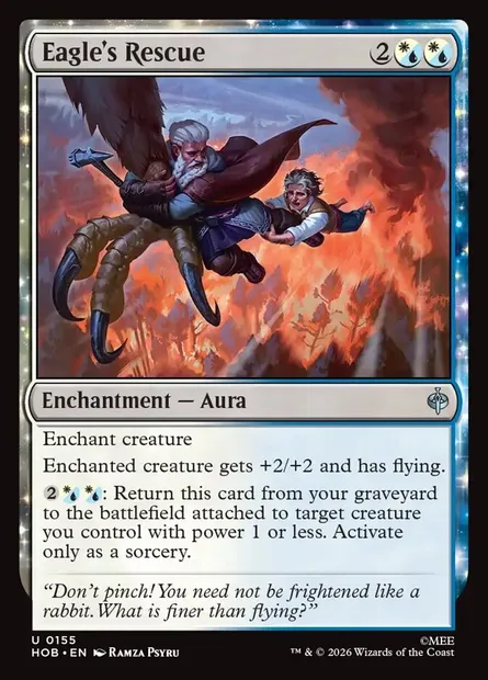 Eagle's Rescue, Magic card HOB 155 — The Hobbit set