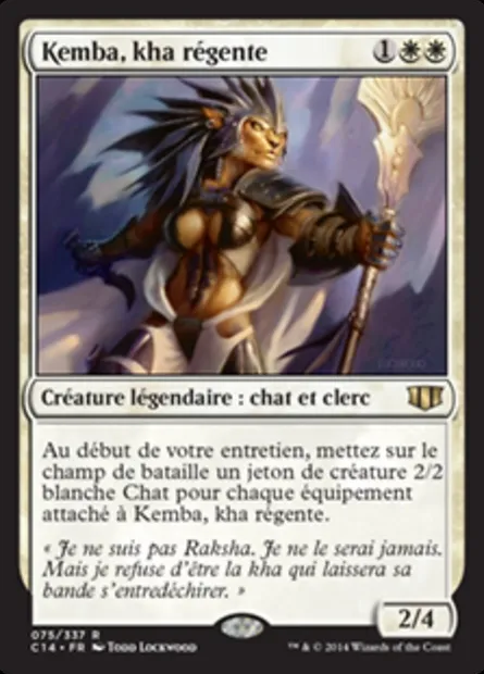 Kemba, kha régente, carte Magic C14 75 — extension Commander 2014