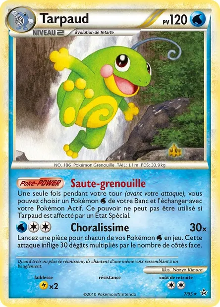 Tarpaud, carte Pokémon UL 7 — extension Déchaînement