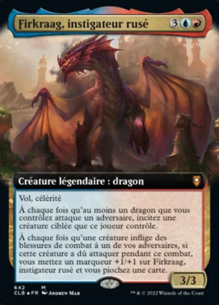Firkraag, instigateur rusé, carte Magic CLB 642 — extension Commander Légendes : la bataille de la Porte de Baldur