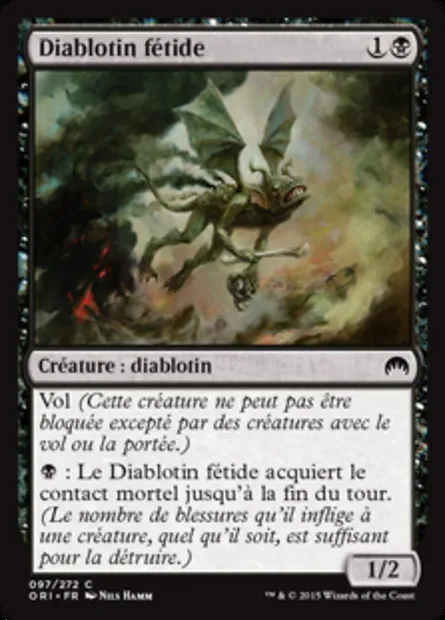 Diablotin fétide, carte Magic ORI 97 — extension Magic Origines