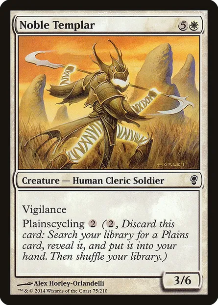 Noble templier, carte Magic CNS 75 — extension Conspiration