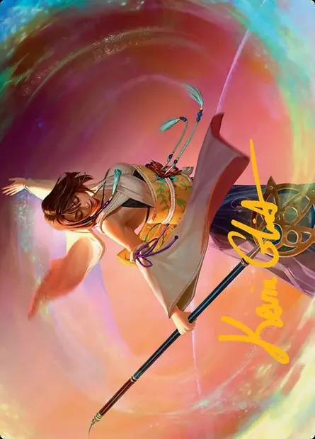 Yuna, Grand Summoner // Yuna, Grand Summoner, carte Magic AFIN 22 — extension Final Fantasy Art Series